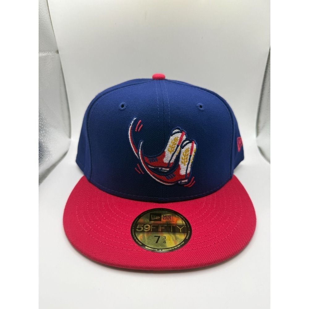 New Era 59Fifty Amarillo Sod Poodles Blue & Red Size 7 3/4 MLB Minor League